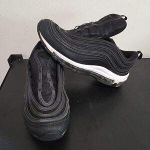 Nike Air Max 97 Black Mens Size 8.5 NO LACES Well Worn Soles